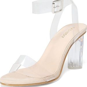 Clear Sandal Heels